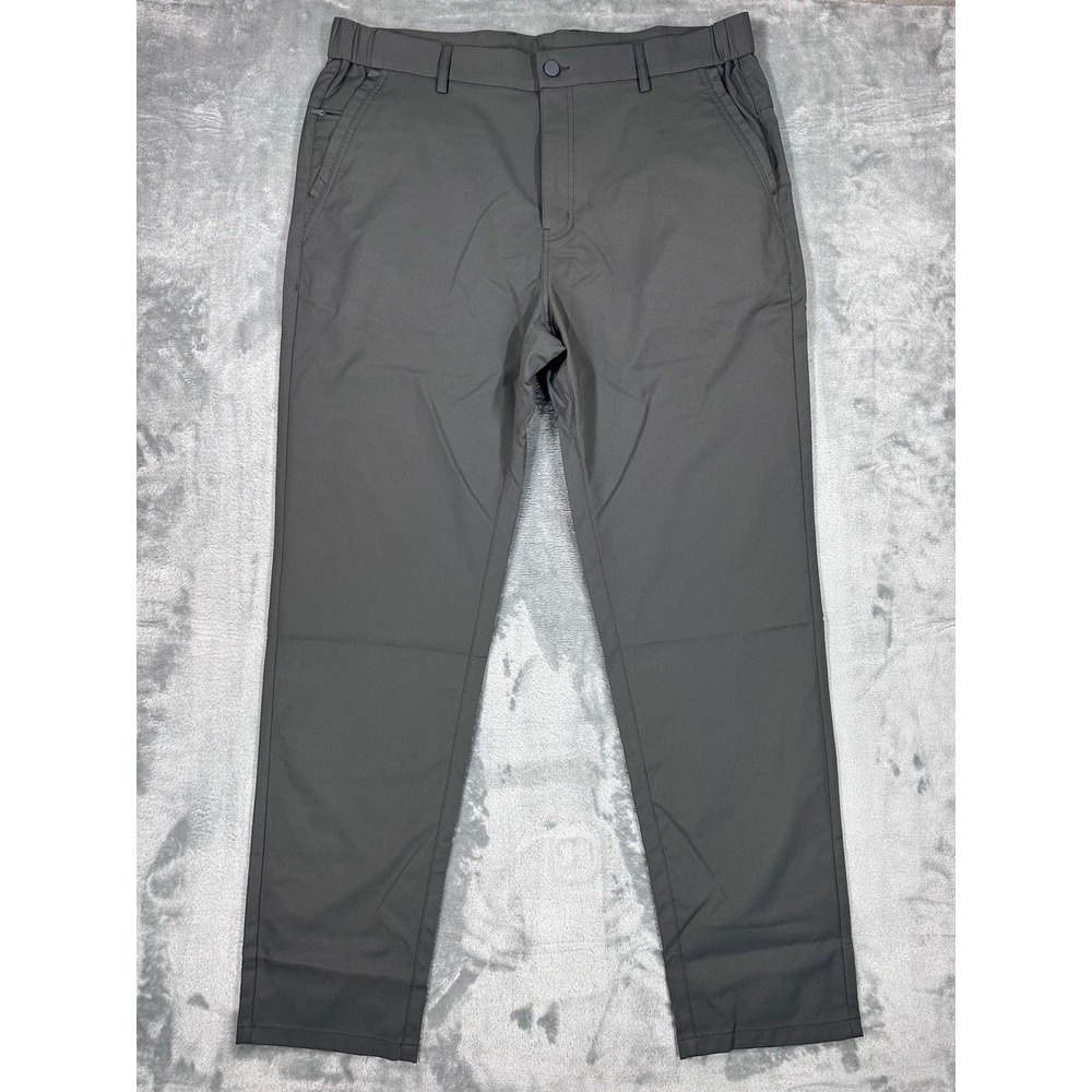 Jack Archer Jetsetter Pants Mens 35x32 Charcoal Gray Straight Fit Polyester